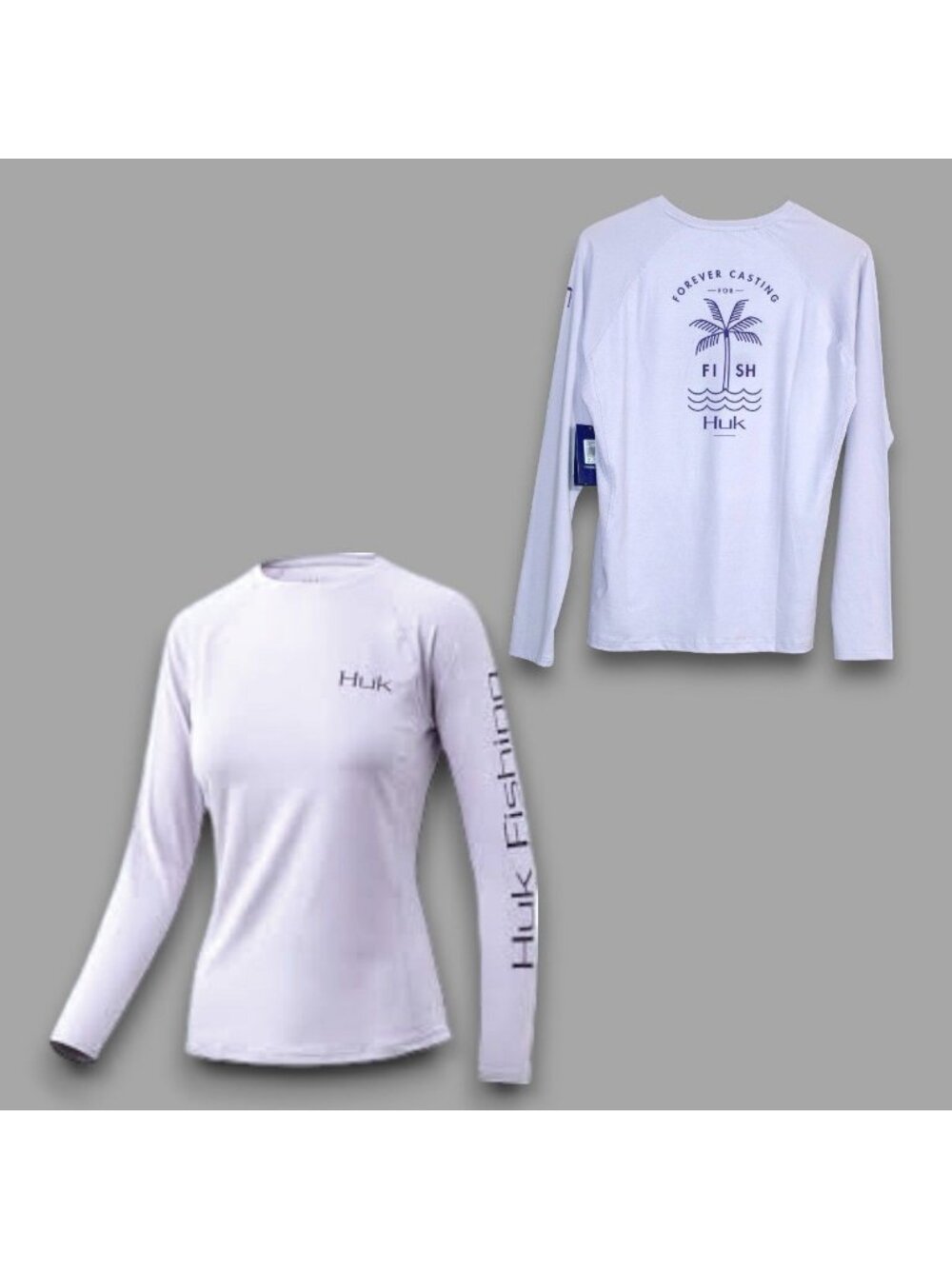 New! HUK Women's Sz XL Forever Casting Pursuit Long Sleeve Fishing Sun Shirt